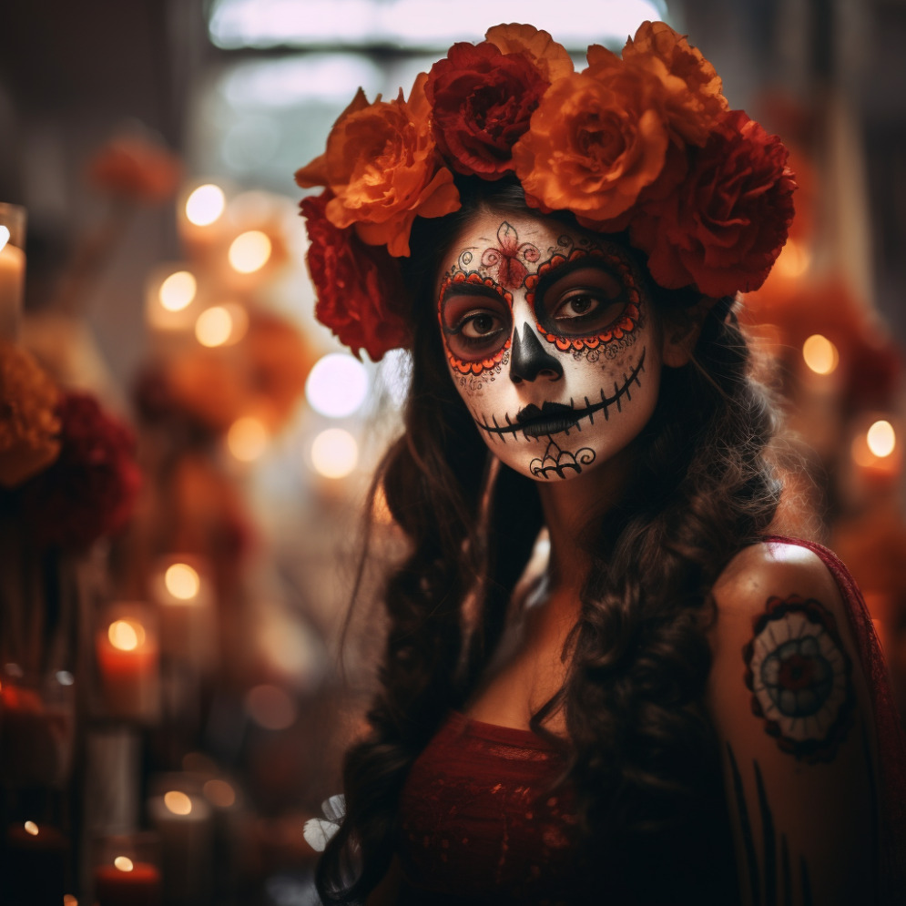 one of Halloween traditions, Day of the Dead